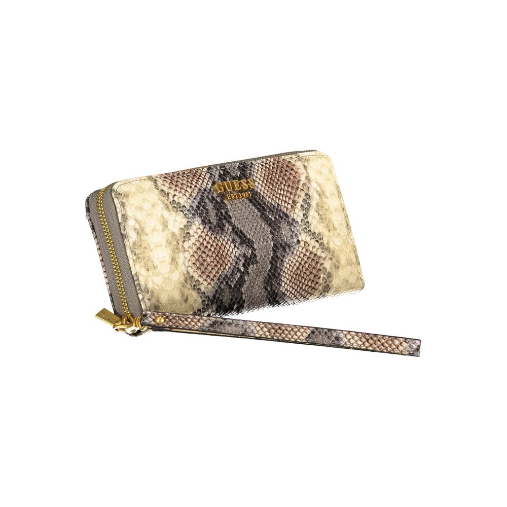 Guess Jeans Beige Polyurethane Women's Wallet