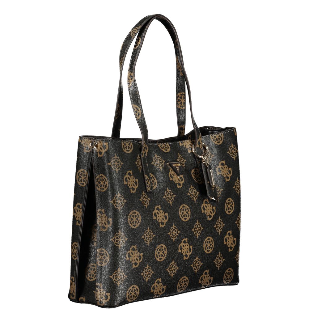 Guess Jeans Brown Polyethylene Handbag