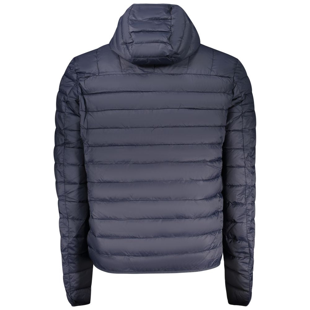 Cavalli Class Blue Polyester Shell Jacket
