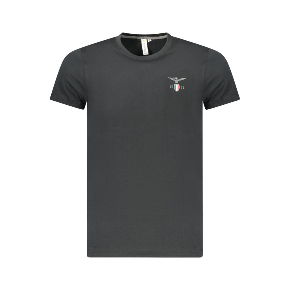Accademia Militare Black Cotton T-Shirt