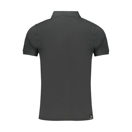 Accademia Militare Black Cotton Men's Polo Shirt