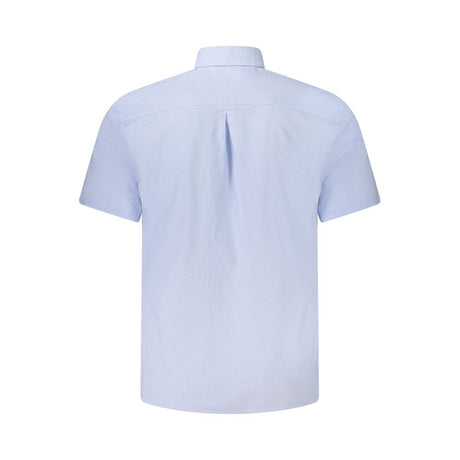 Guess Jeans Blue Cotton Shortsleeve Shirt