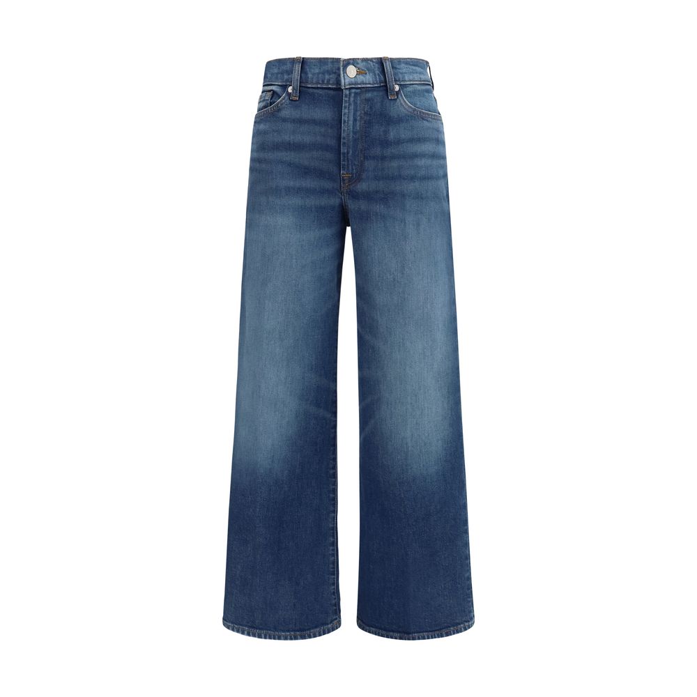 7FOR Blue Cotton Jeans Denim