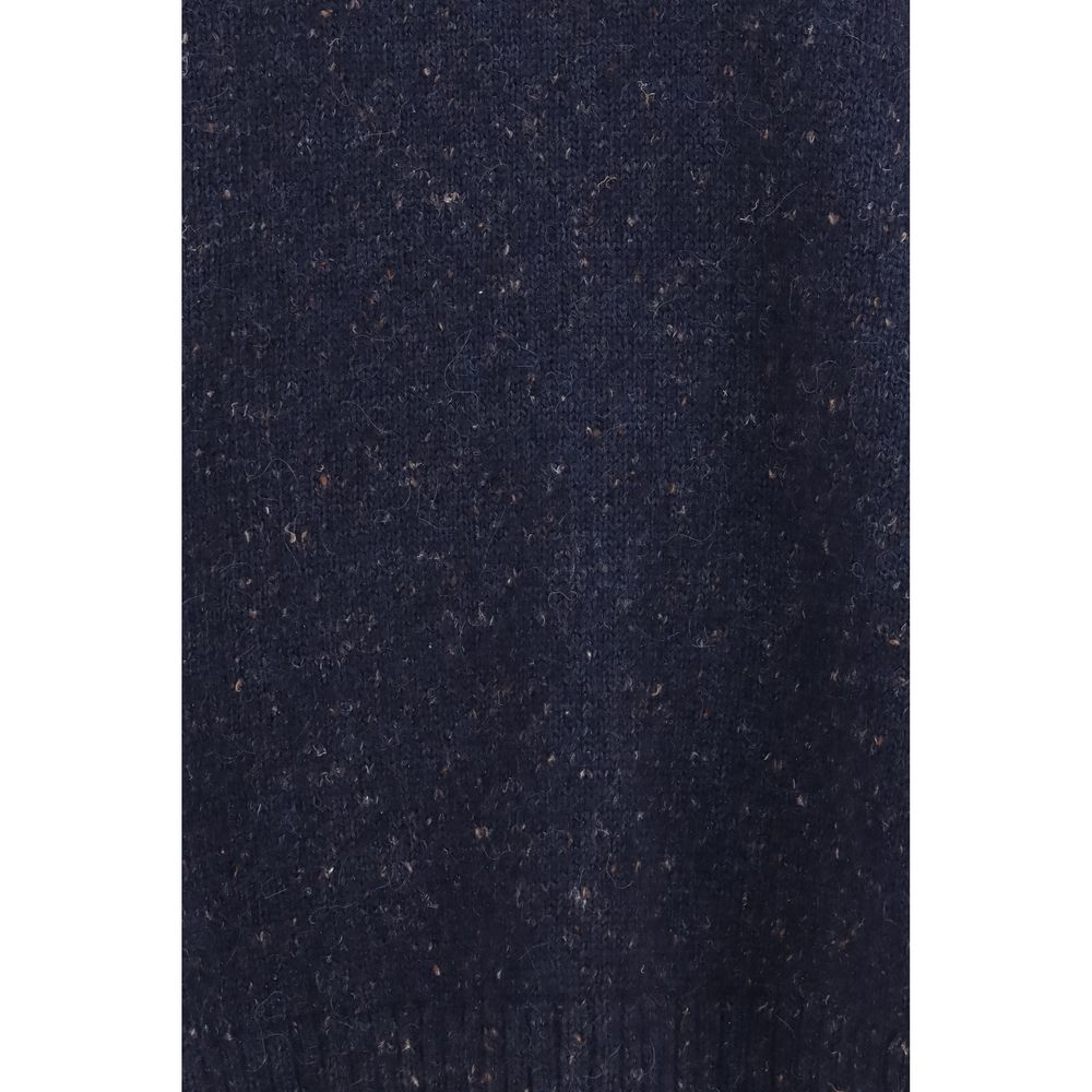 Fabiana Filippi Blue Wool Oves Aries Sweatshirt