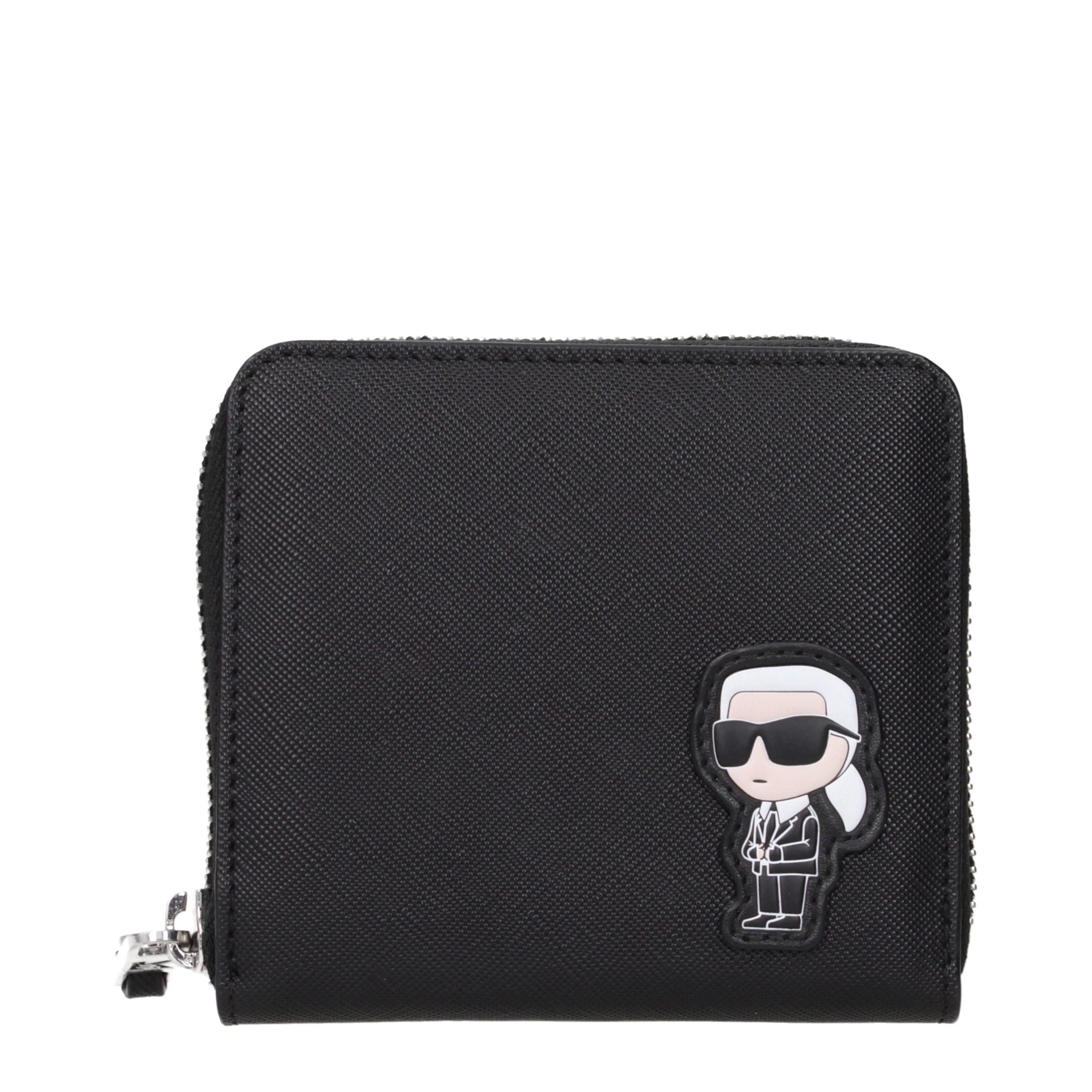 Karl Lagerfeld Black Polyethylene Wallet
