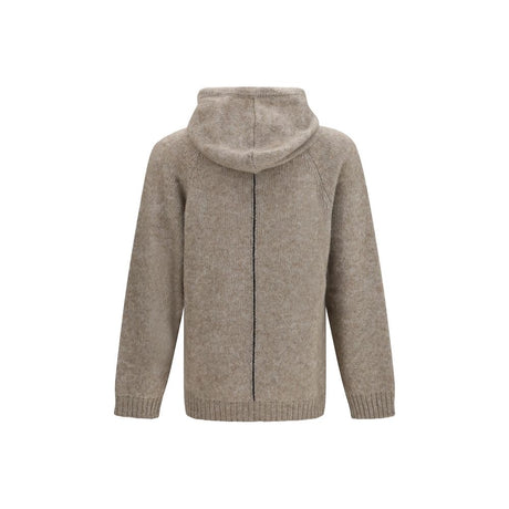 Giorgio Armani Beige Alpaca Vicugna Pacos Sweatshirt