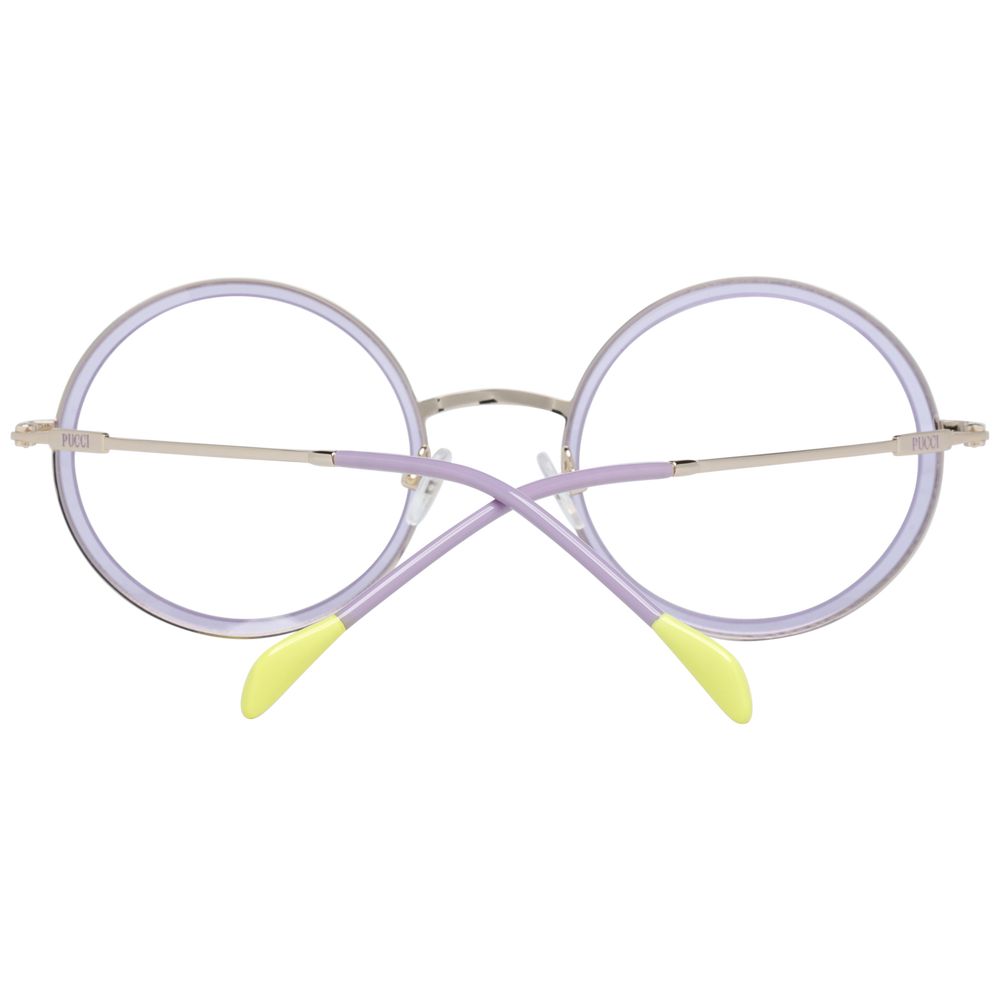Emilio Pucci Purple Metal & Plastic Glasses (Frames)