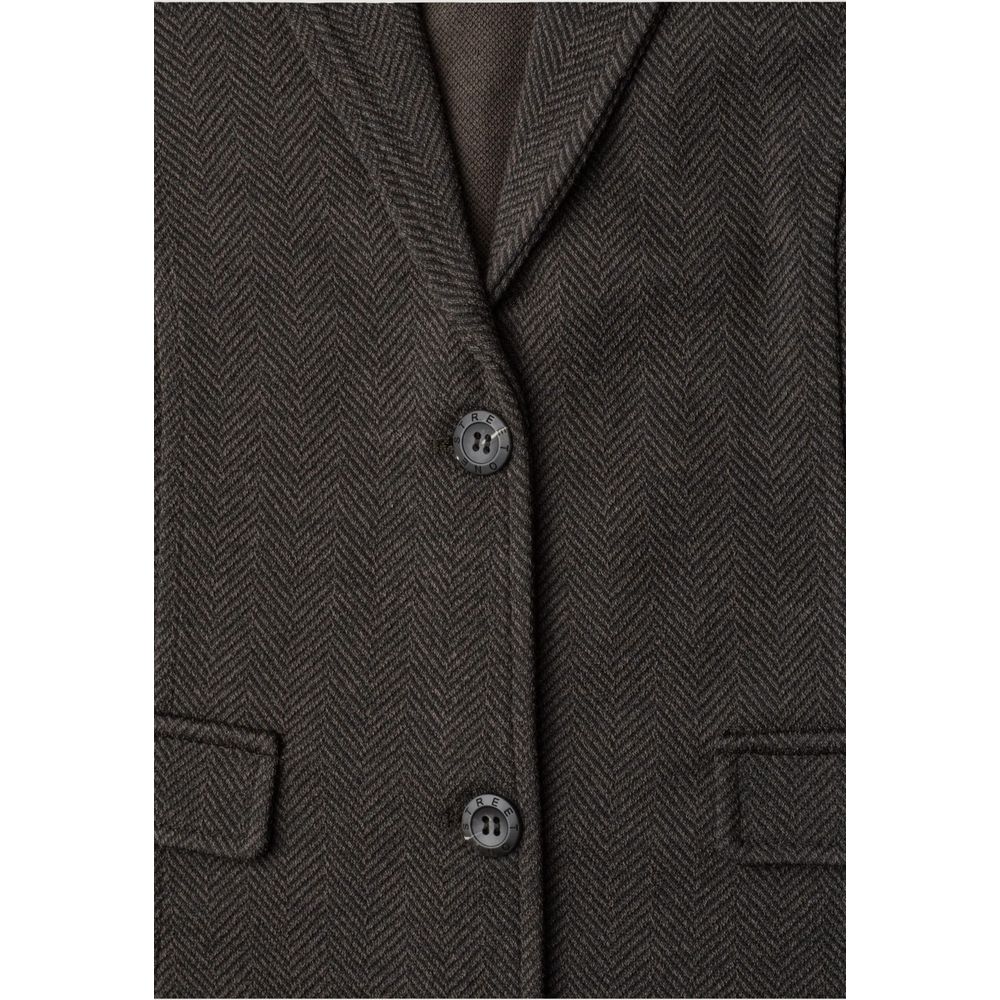 Street One Brown Polyester Blazer
