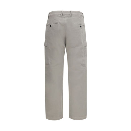 C.P. Company Gray Cotton Cargo Pants