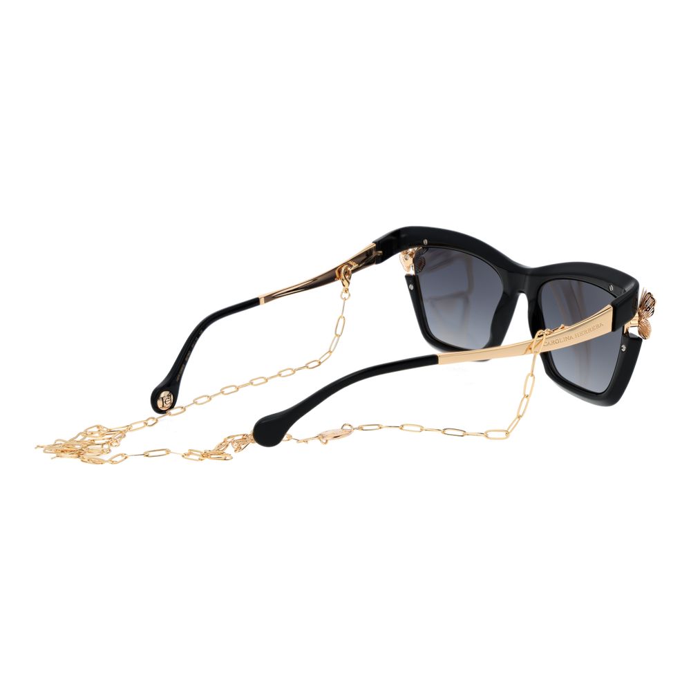 Carolina Herrera Black Polyamide Sunglasses