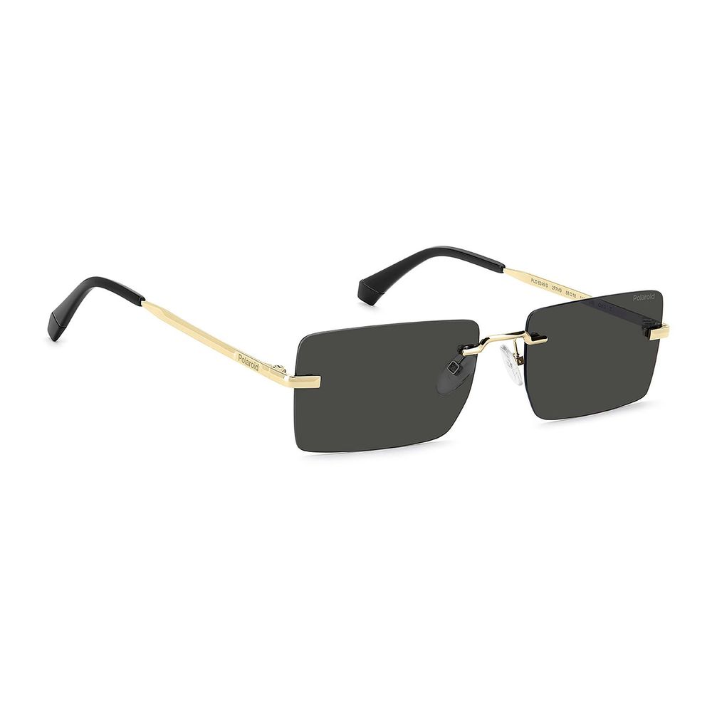 Polaroid Black Metal Sunglasses