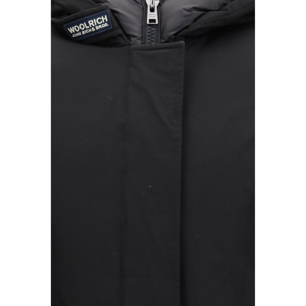 Woolrich Black Cotton Parka