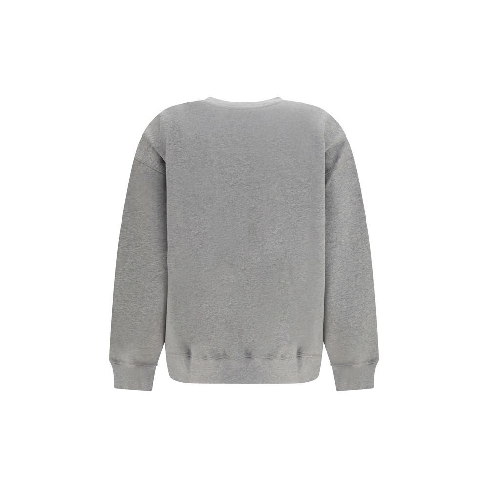 Ganni Gray Cotton Sweatshirt