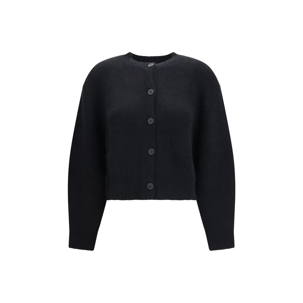 Loulou De Saison Black Wool Oves Aries Cardigan