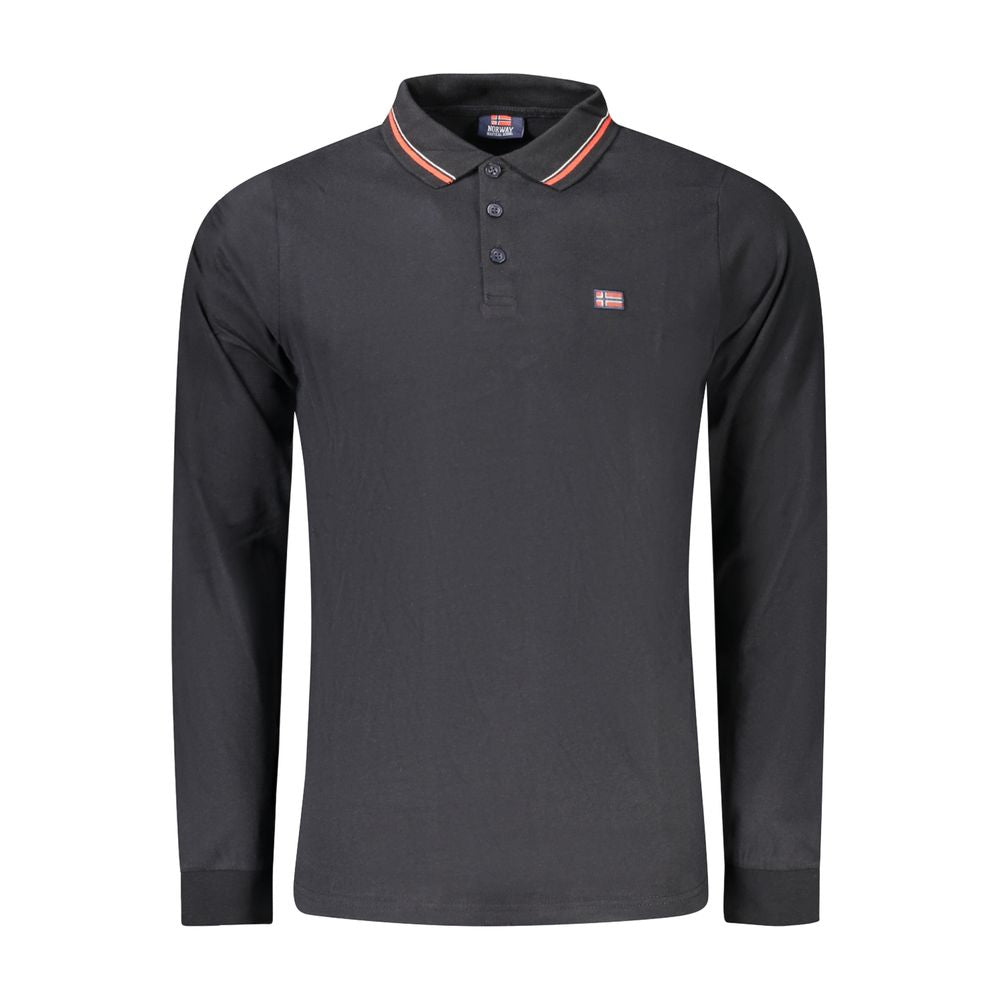Norway 1963 Black Cotton Men's Polo