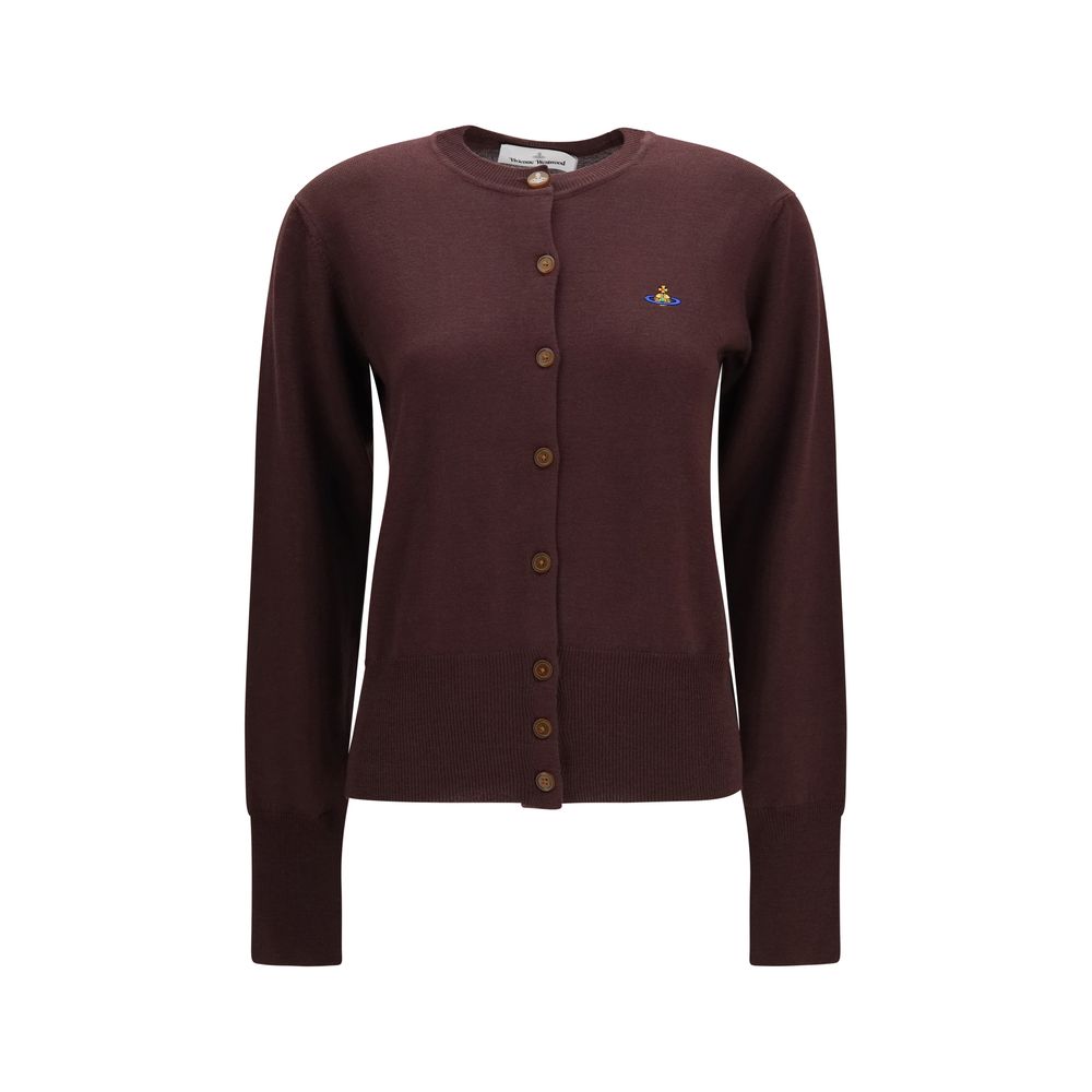 Vivienne Westwood Purple Wool Oves Aries Cardigan