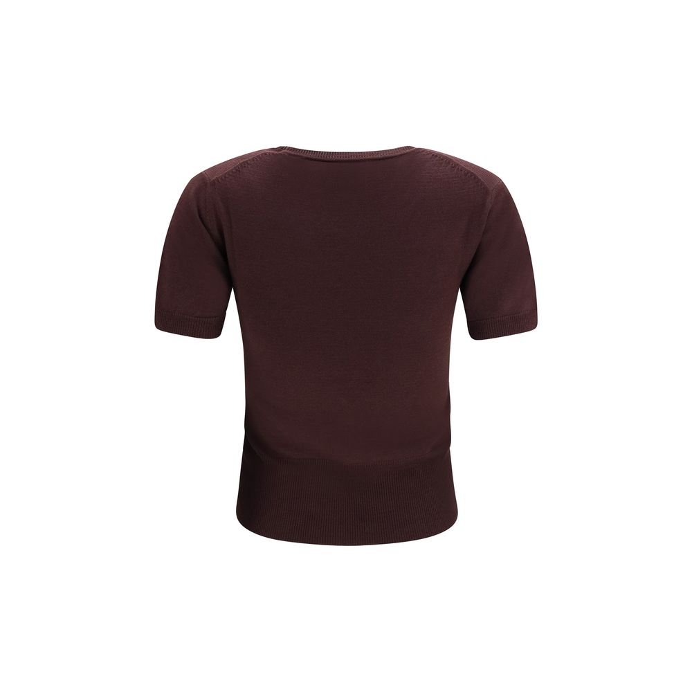Vivienne Westwood Purple Wool Oves Aries T-Shirt