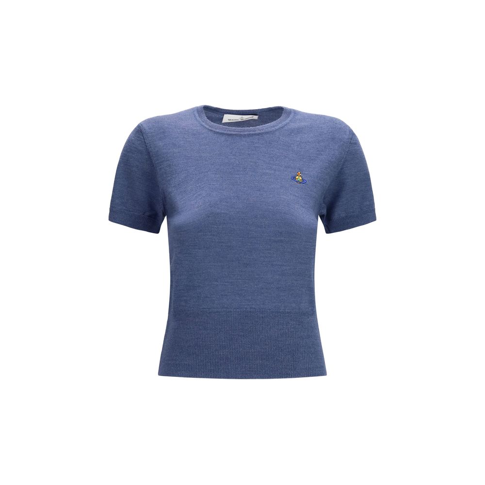 Vivienne Westwood Blue Wool Oves Aries Sweatshirt