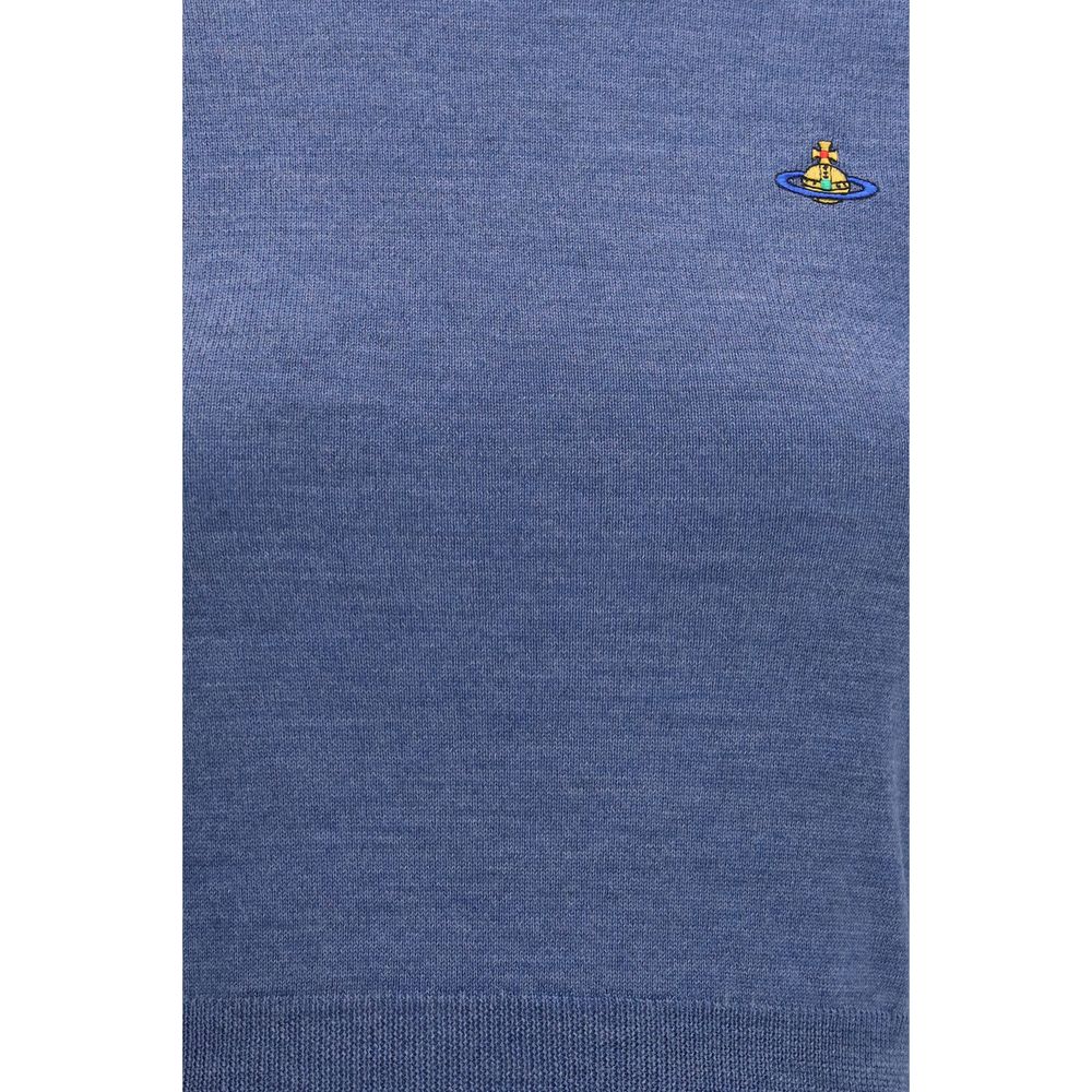 Vivienne Westwood Blue Wool Oves Aries Sweatshirt