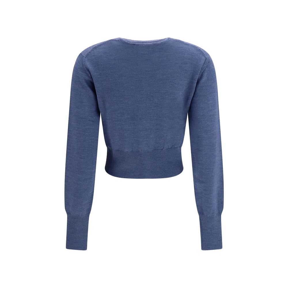 Vivienne Westwood Blue Silk Cardigan