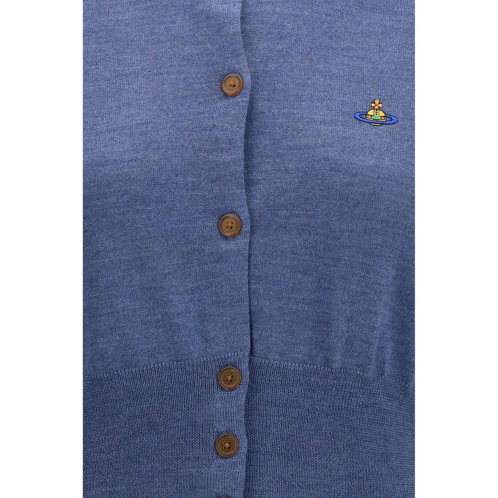 Vivienne Westwood Blue Silk Cardigan