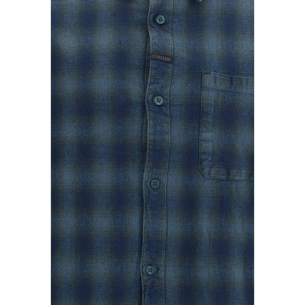 Represent Bicolor Cotton Pattern Shirt