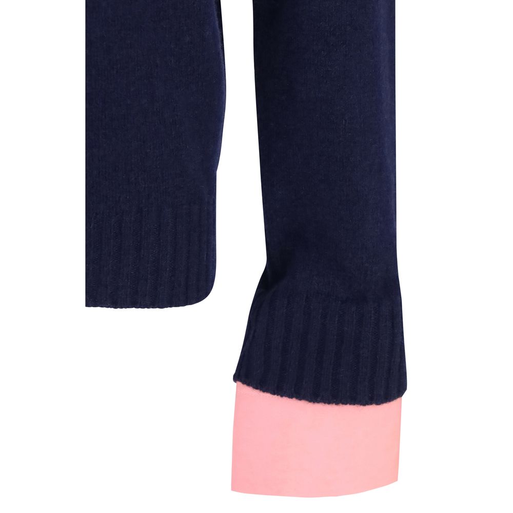 Prada Blue Wool Oves Aries Sweatshirt