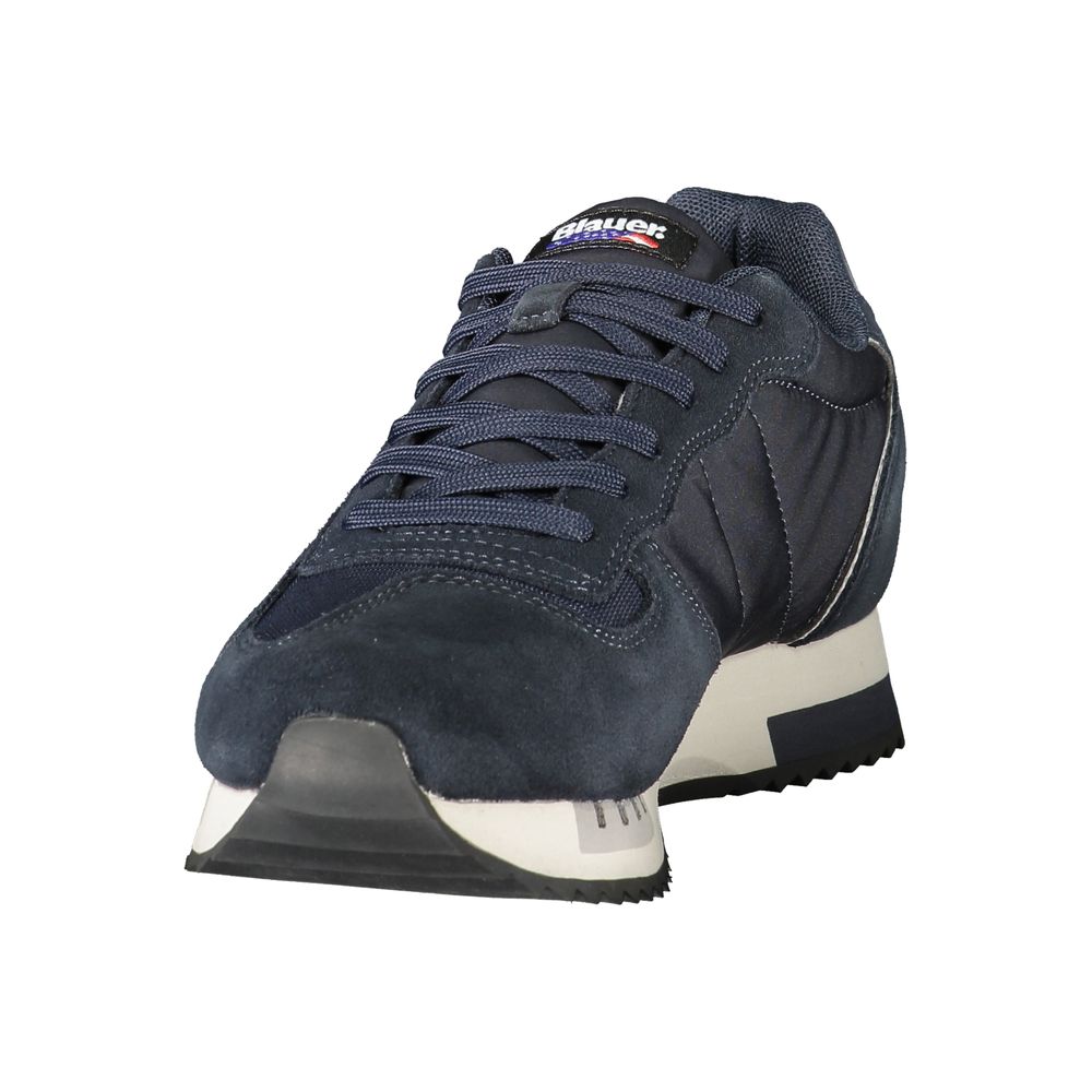 Blauer Blue Polyester Athletic Sneakers