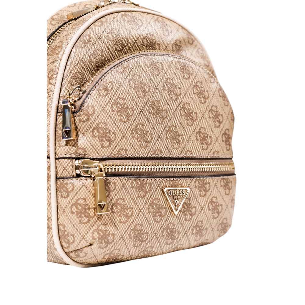 Guess Beige Polyethylene Backpack