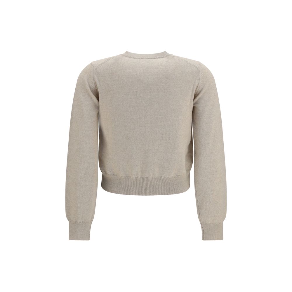Maison Kitsuné Beige Cotton Cardigan