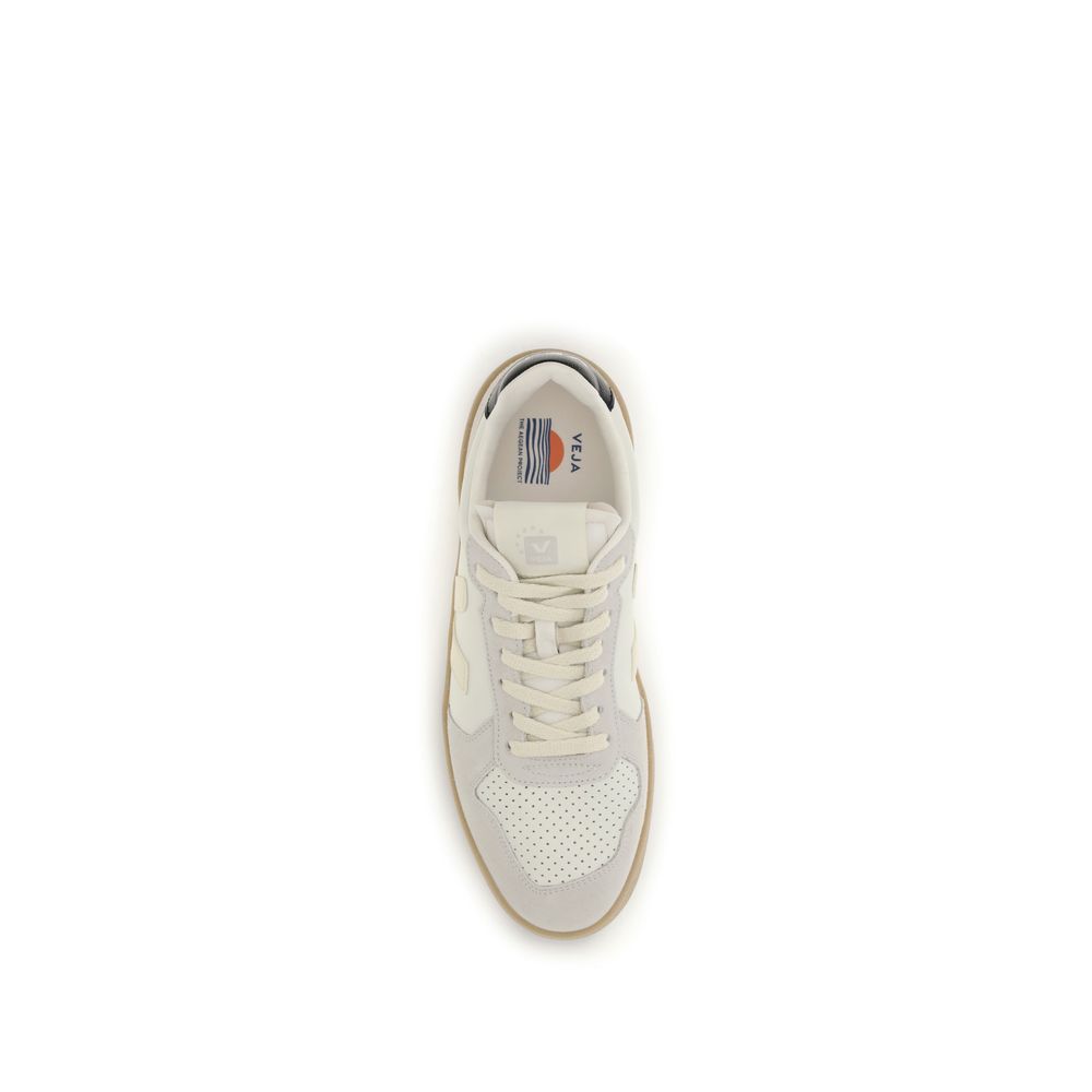 Veja Beige Calf Leather Bos Taurus Low Top Sneakers