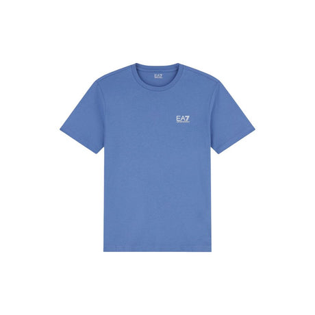EA7 Emporio Armani Blue Cotton Sportswear