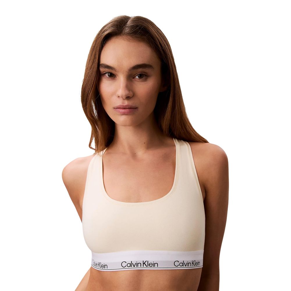 Calvin Klein Underwear Beige Cotton Bra