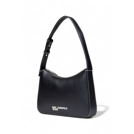 Karl Lagerfeld Black Artificial Leather Handbag