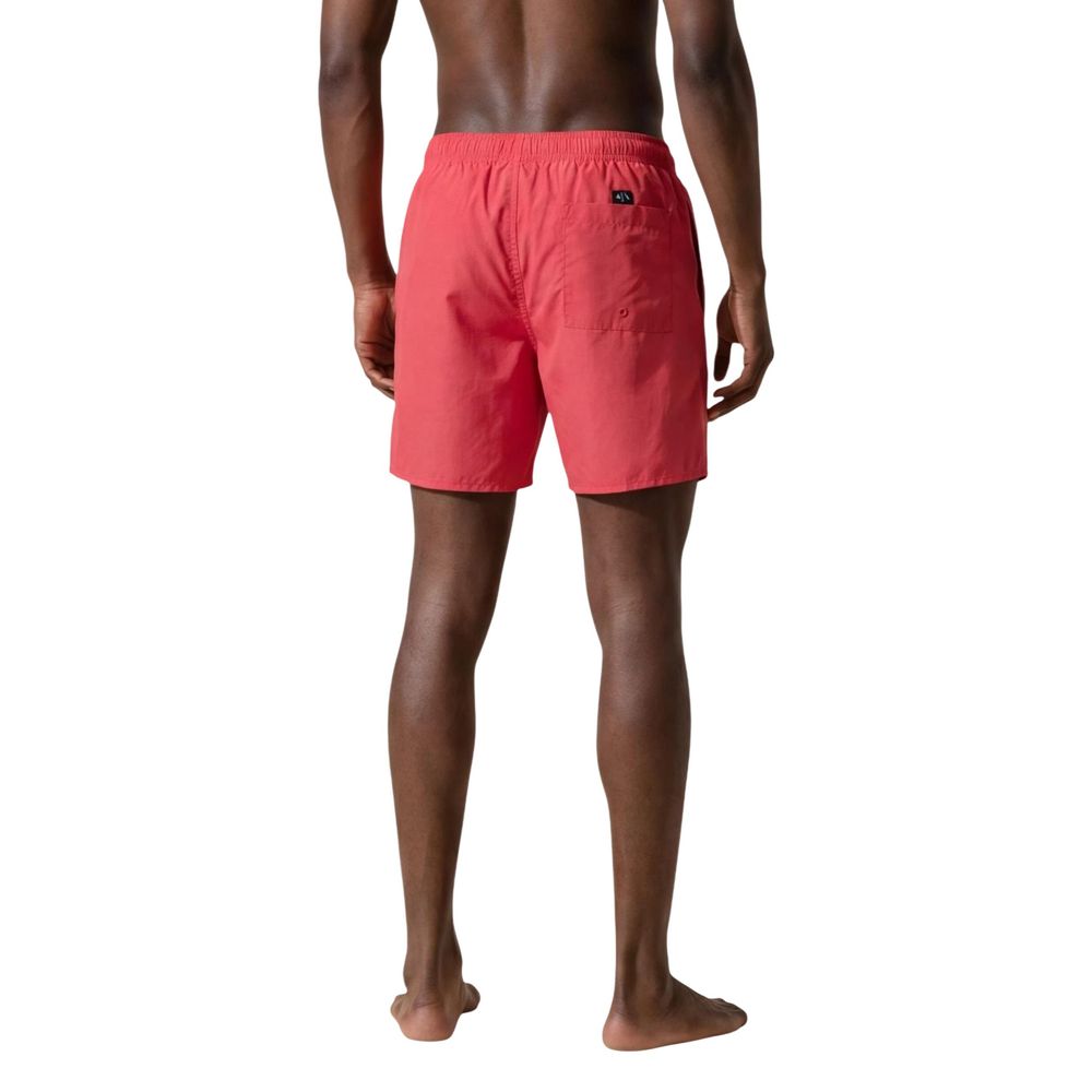 Armani Exchange Orange Polyester Swim Shorts