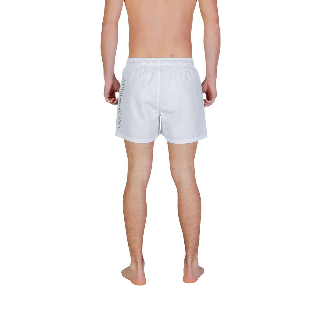 EA7 Emporio Armani Bicolor Polyester Swim Shorts