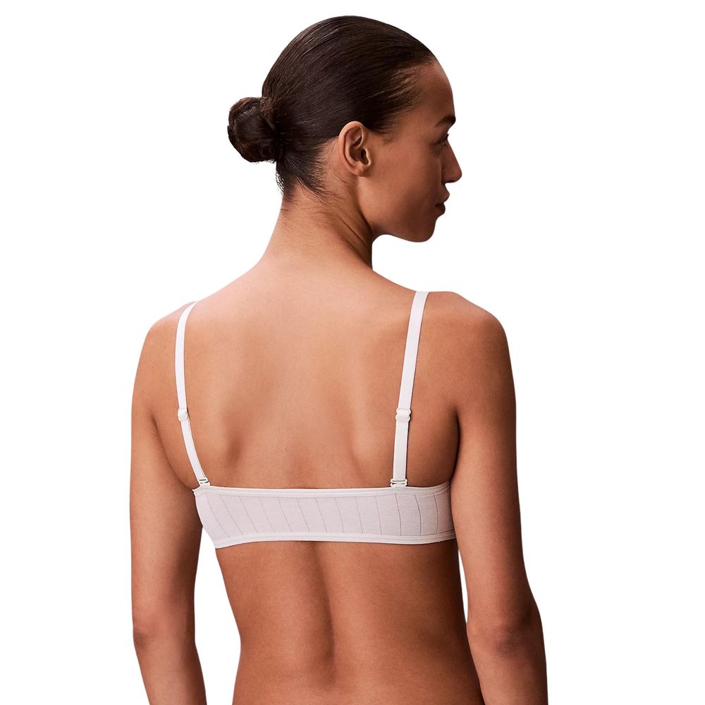 Calvin Klein Underwear White Cotton Bra