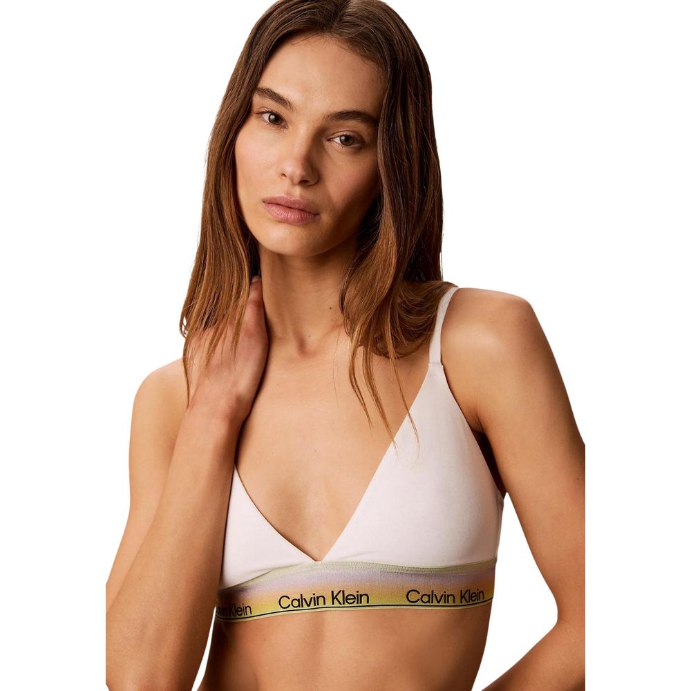 Calvin Klein Underwear White Cotton Bra