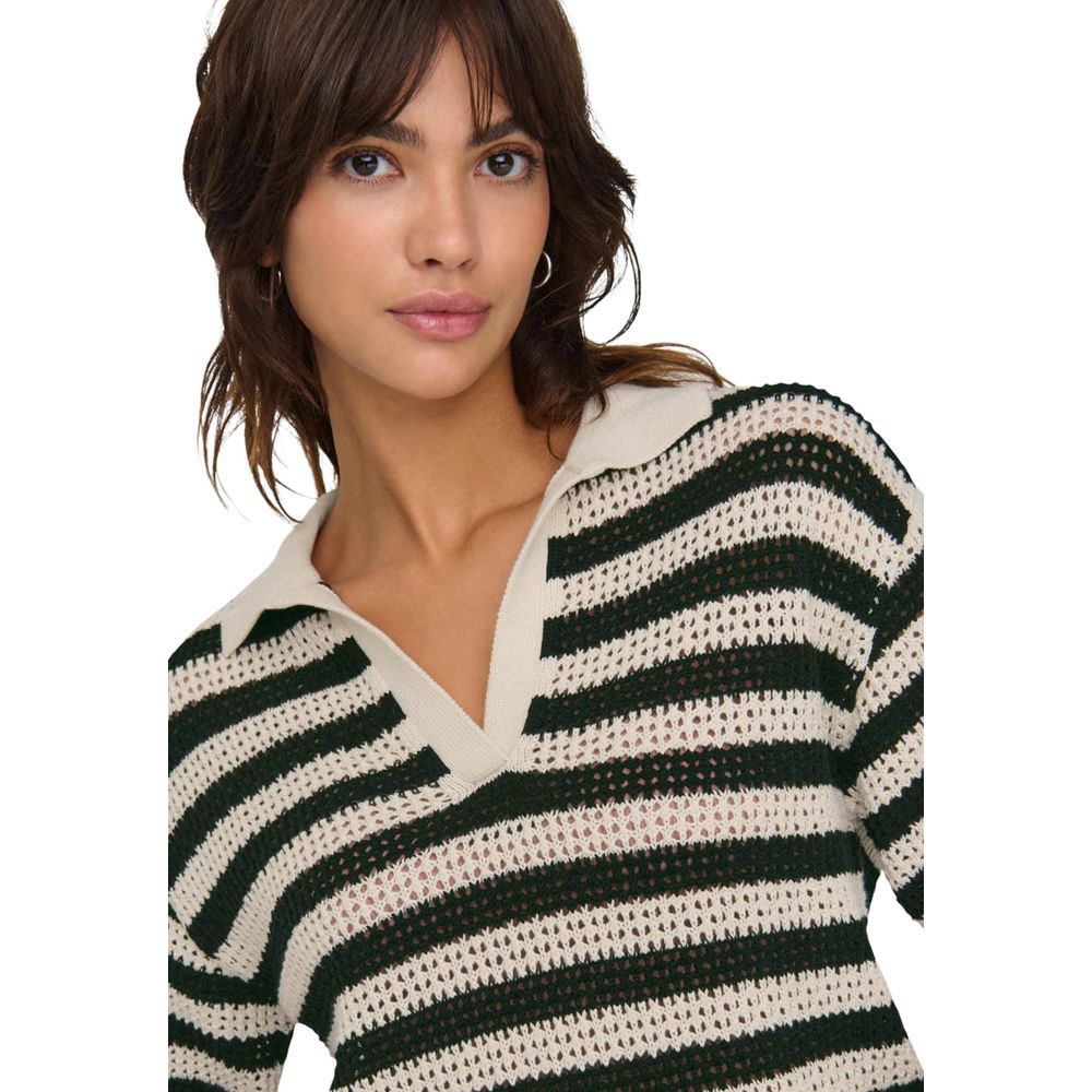 Jacqueline De Yong Bicolor Marabou T-Shirt