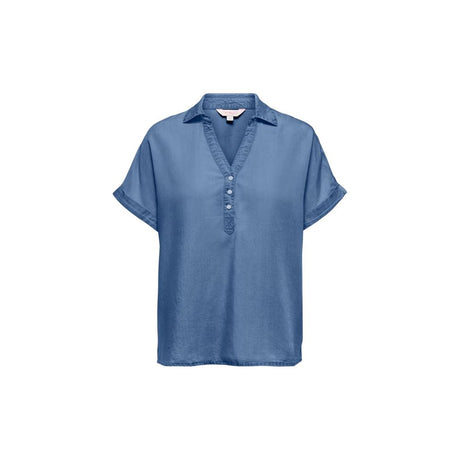 Only Blue Lyocell Shortsleeve Shirt