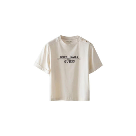 Guess Cream Cotton T-Shirt