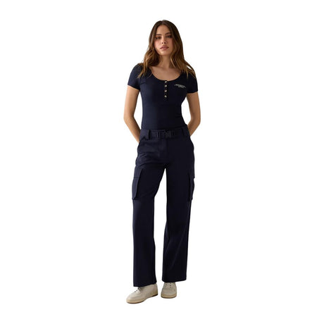 Guess Blue Viscose T-Shirt