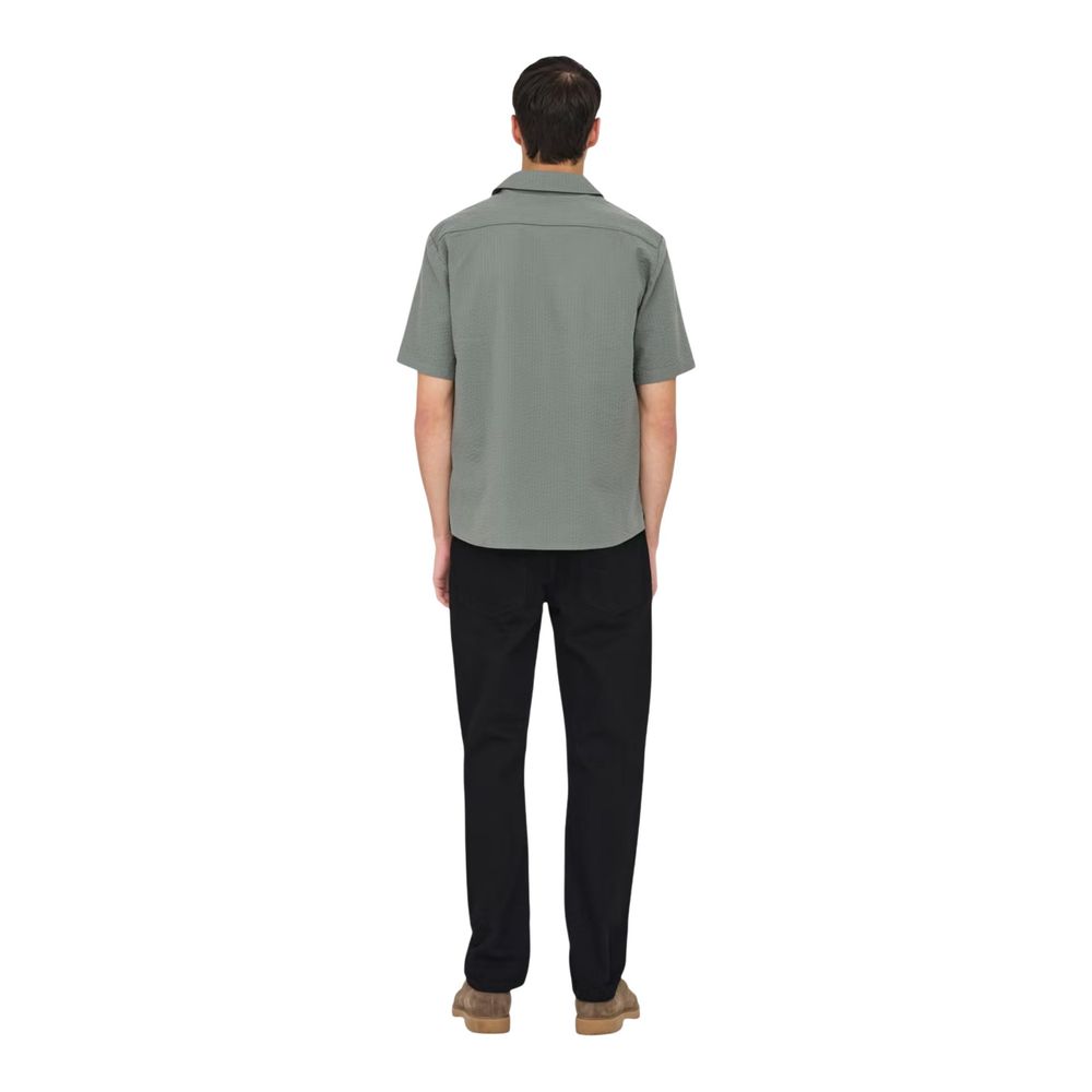 Only & Sons Green Cotton Shortsleeve Shirt