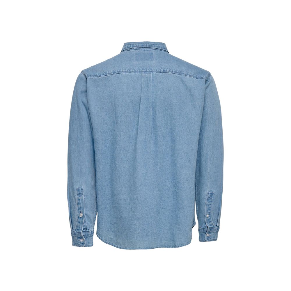 Only & Sons Light Blue Denim Shirt