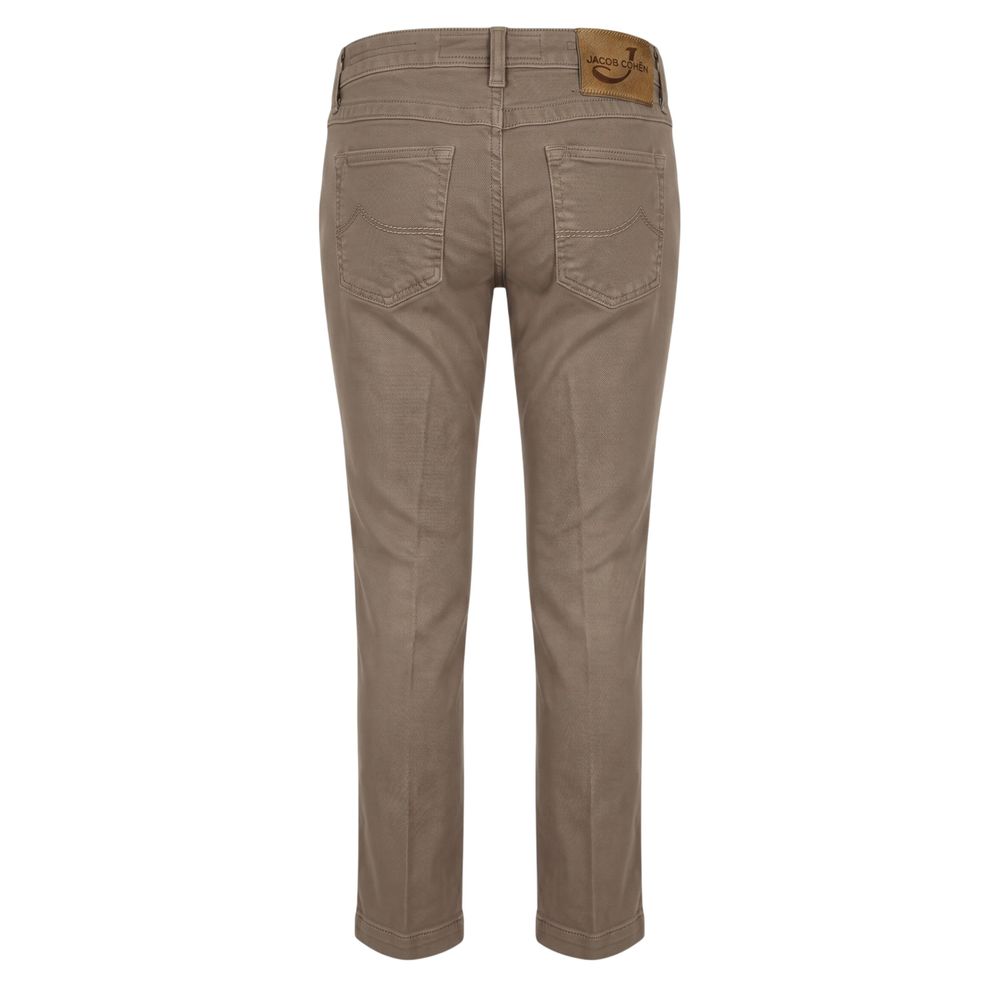 Jacob Cohen Brown Cotton Women Pants