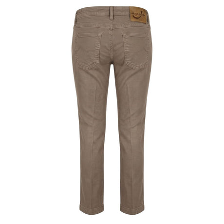 Jacob Cohen Brown Cotton Women Pants