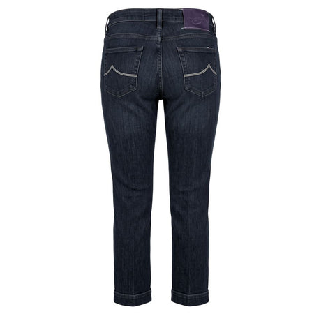 Jacob Cohen Blue Cotton Women Jeans