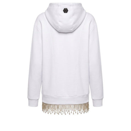 Philipp Plein White Cotton Women's Sweatshirt