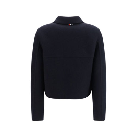 Thom Browne Blue Wool Oves Aries Full-Length Jacket