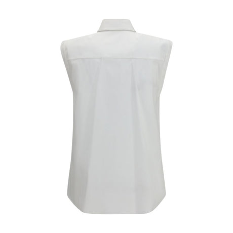Brunello Cucinelli White Cotton Shirt